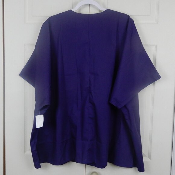 AMS Medical Uniform Scrubs Style 100 Grape Sze 4XL Left Side Chest Pocket (U021) - Picture 2 of 9